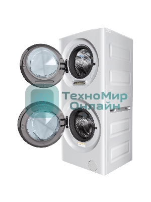 Стирально-сушильная машина Maunfeld MFWD14157WH06 белый, загрузка фронтальная 7 кг, 1400 об/мин., класс: А