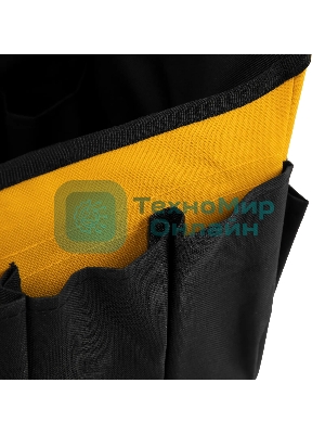 Переноска для инструмента Denzel 260х240х300 мм, 22 кармана, наплечный ремень