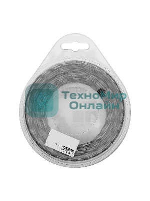 Леска для триммера Denzel двухкомпонентная эллипс, 2,7мм х 15м, блистер EXTRA CORD