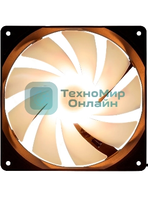 Вентилятор для корпуса Case Cooler HSPD FN001 черный (140x140x25мм, 4-pin PWM, ARGb, 58.7CFM, 35dBA, 1500RPM, черный)