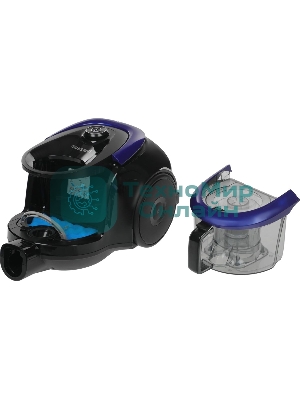 Пылесос Samsung VC18M21A0SB синий, 380/1800 Вт, уборка сухая, пылесборник контейнер 1.5 л