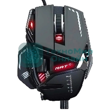 Мышь проводная Mad Catz R.A.T. 8+ черный, 16000 dpi, USB, кнопки - 11