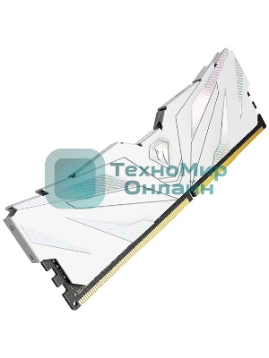Оперативная память Netac Shadow II, DDR5, 16Gb (1x16 GB), 6000 MHz, CL38, DIMM, радиатор, белый