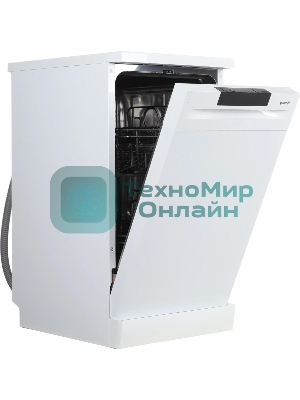 Посудомоечная машина Gorenje GS520E15W, белая, 44.8 см, 9 компл., 47 дБ, класс A++