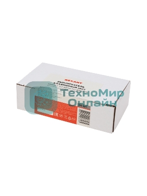 Выключатель клавишный Rexant 250V 15А (6с) (ON)-OFF-(ON) черный с нейтралью Б/Фикс