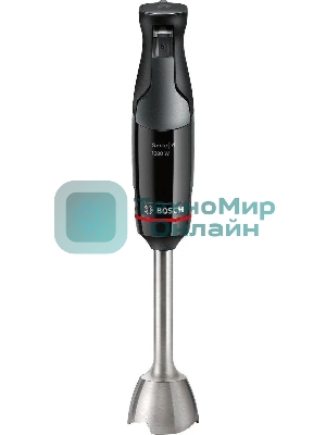 Блендер погружной Bosch MSM4B621, 1000 Вт, черный