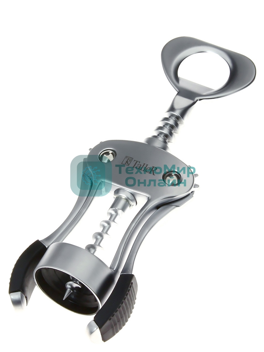 Штопор TalleR TR-65119 цинковый сплав, сталь, полимерный материал