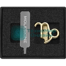 Шильд-символ Moleskine Zodiac Козерог, металл, золотистый, коробка с европодвесом, PINCAPRICORNGOLD