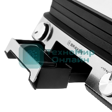 Гриль-пресс электрический BRAYER BR2001, 2000 Вт, съем двухс., 31x26 см, регул высот, мет корп., поддон, 180