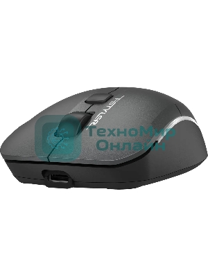 Мышь беспроводная A4Tech Fstyler FB26CS Air2 серый/черный, 2000 dpi, радиоканал, Bluetooth, USB, кнопки - 4