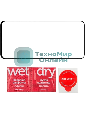 Защитное стекло для экрана Redline черный для Huawei Pura 70 2.5D 1шт. (УТ000039351)