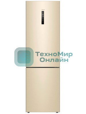 Холодильник Haier C4F640CGGU1 золотистый двухкамерный 285/115л морозилка снизу, No Frost