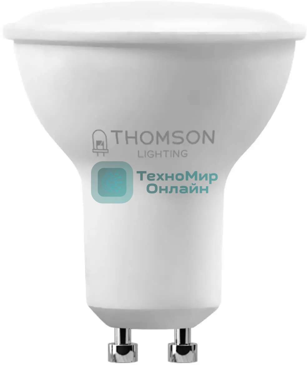 Лампа cветодиодная LED Thomson TH-B2104 GU10, рефлектор, 4Вт, 4000К, белый нейтральный, 1 шт.