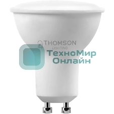 Лампа cветодиодная LED Thomson TH-B2104 GU10, рефлектор, 4Вт, 4000К, белый нейтральный, 1 шт.