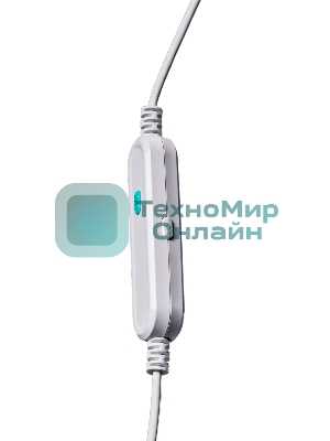 Гарнитура ASUS TUF Gaming H1 Gen II MIKU Edition белый/голубой, проводная, подсветка, совместимость с PS5