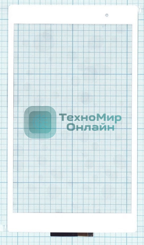 Сенсорное стекло (тачскрин) для Acer Iconia One B1-780, белое с рамкой