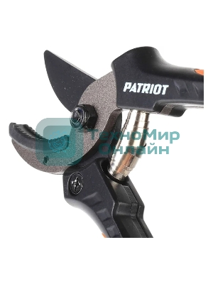 Секатор PATRIOT PAP-177,контактный,наковаленка (cталь 65 Mn), лезвие (япон.сталь SK5), PP+TPR рукоятки, пружин.привод,177 мм