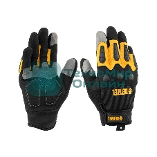 Перчатки универсальные Denzel 68003 усиленные, с защитными накладками, размер 10