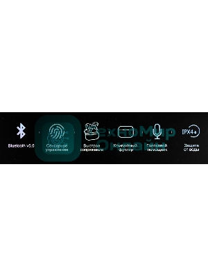 Наушники TWS A4Tech Bloody M30 черный, вкладыши, Bluetooth