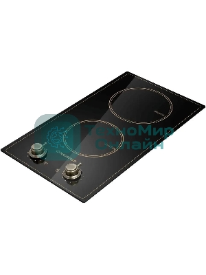 Индукционная варочная панель Maunfeld CVI292MBKBR, конфорок: 2 шт., стеклокерамика, независимая, черный