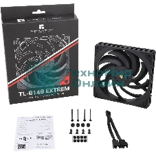 Вентилятор для корпуса Thermalright TL-B14B EXTREM черный, 140 мм, 2000 об/мин, 31.4 дБ, 4 pin