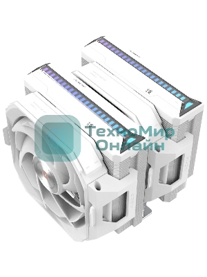 Кулер для процессора Alseye W700-W(USA) белый, 120 мм, алюминий/медь, 2200 об/мин, 35.3 дБ, 4 pin, 230 Вт, 159 мм