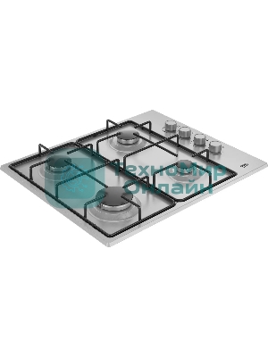 Газовая варочная панель Beko HIGG 641C3 SX, нержавеющая сталь
