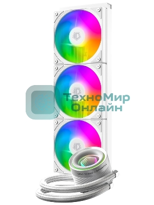 Система жидкостного охлаждения ID-Cooling FX360 Inf ARGb белый 120мм алюминий+медь 2000rpm 27.2db 4-pin 350W