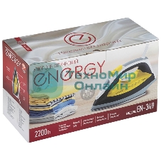 Утюг ENERGY EN-349 желтый/черный, 2200 Вт, 12 г/мин, 280 мл