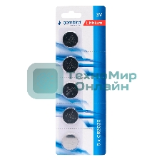 Батарейки литиевые Gembird Gb-CR2025-5B, тип CR2025, 5шт, блистер