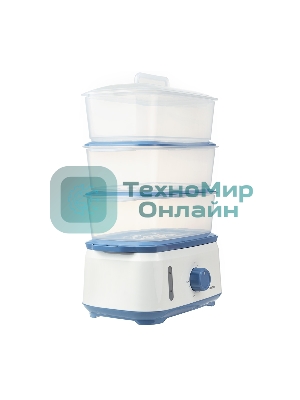 Пароварка электрическая Centek CT-1462 9л 1050Вт, таймер 60 мин, 3 контейнера, чаша для риса, резервуар 1,5л.