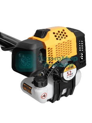 Триммер бензиновый Denzel DGT-52-PRO, анти-вибро, 52 см3, неразъем, состоит из 2 частей