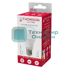 Лампа cветодиодная LED Thomson TH-B2300 E27, груша, 5Вт, 6500К, белый холодный, 1 шт.