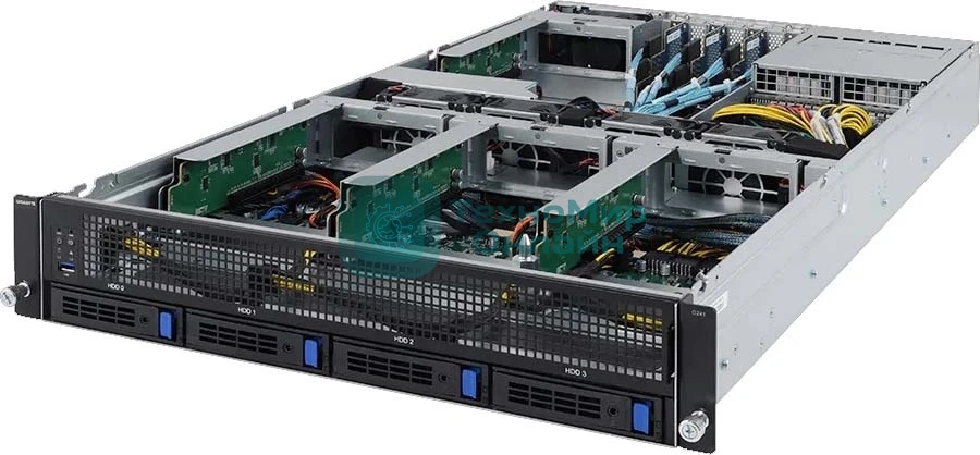 Серверная платформа Gigabyte G241-G40 (rev. 100) HPC Server-2U 4xGPU Server,Sup up to 4xdouble slot GPU cards,NVIDIA® validated GPU platform;Sup for NVIDIA® Tesla® GPUs,NVIDIA® NGC Ready server,2nd Gen. Intel® Xeon® Scalable and Intel® Xeon® Scalable Processors,6NG241G40MR-00-xxx (