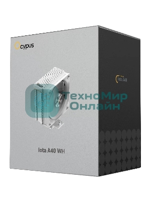 Вентилятор Cooler Ocypus Iota A40 WH Iota-A40-WH белый 120мм алюминий+медь 2000rpm 29db 4-pin 220W 156мм