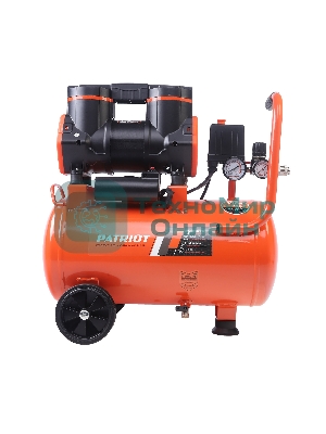 Компрессор поршневой безмасляный Patriot KDS 280 F24 (280 л/мин, 1,45 кВт, 8 бар, 24 л, 2800 об/мин, быстросъем + елочка 1/4)