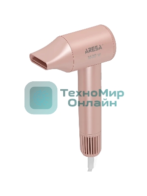 Фен ARESA AR-3234 розовый, 1600 Вт, ионизация