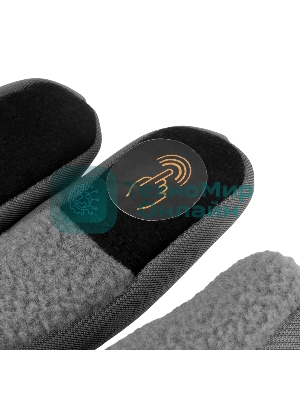 Перчатки универсальные Denzel 68086 искусственный мех, работа с сенсорным экраном, размер 8