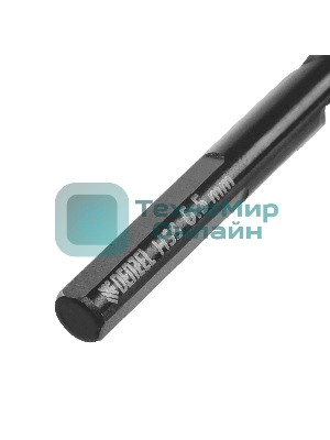 Сверло по металлу Denzel 6,5 мм, HSS-Tin, Golden Tip, 10 шт.