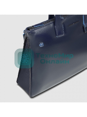 Сумка для ноутбука Piquadro Blue Square CA4021B2/BLU2 синий натур.кожа