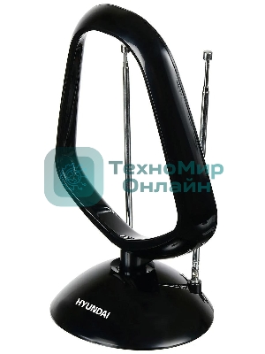 Антенна телевизионная Hyundai H-TAI320 13дБ активная черный