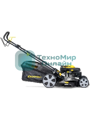 Газонокосилка Champion LM4627 (2,6кВт привод травосб.60л. шир.460мм 25-75мм 31,6кг 3в1)(Газонокосилка самоходная, Объем двигателя 139 см3, вес без травосборника 31,6 кг, Объем топливного бака 1,0 л, Мощность 2,6/3,5 кВт/л.с., объем травосборника 60 л, ширина среза 460 мм, высота среза 25-70 мм.)