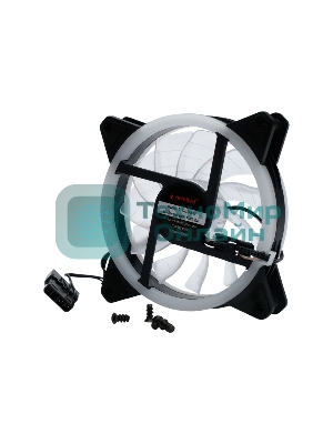 Вентилятор для корпуса Gembird черный, 120 мм, 1200 об/мин, 20.5 дБ, 3 pin