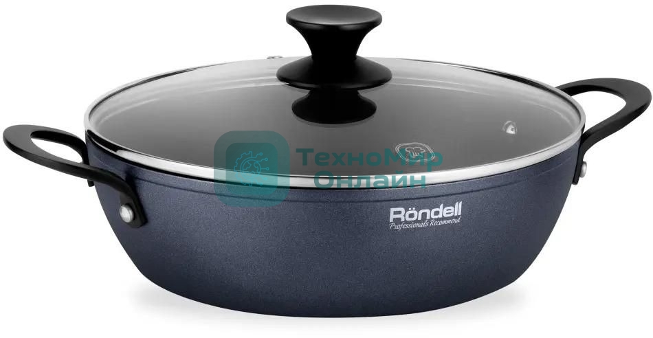 Сотейник Rondell Evolution-R RDA-799, 26 см, с крышкой, графитовый