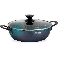 Сотейник Rondell Evolution-R RDA-799, 26 см, с крышкой, графитовый