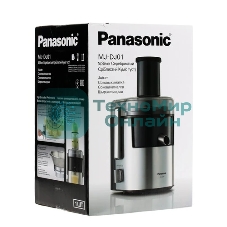 Соковыжималка Panasonic MJ-DJ01STN серебристый, центробежная, 800 Вт, 1500 мл, механическое