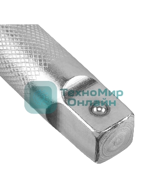 Вороток Г-образный Denzel 300x100 мм, квадрат 3/4