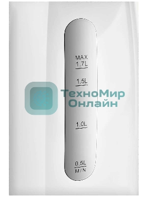 Чайник электрический Candy CK-101 1.7л. 2200Вт белый корпус: пластик