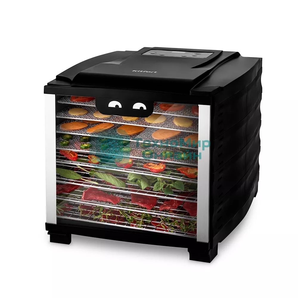 Сушилка для овощей и фруктов Kitfort КТ-1921 черный