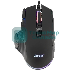 Мышь проводная Acer OMW180 черный, 6400 dpi, USB, кнопки - 9